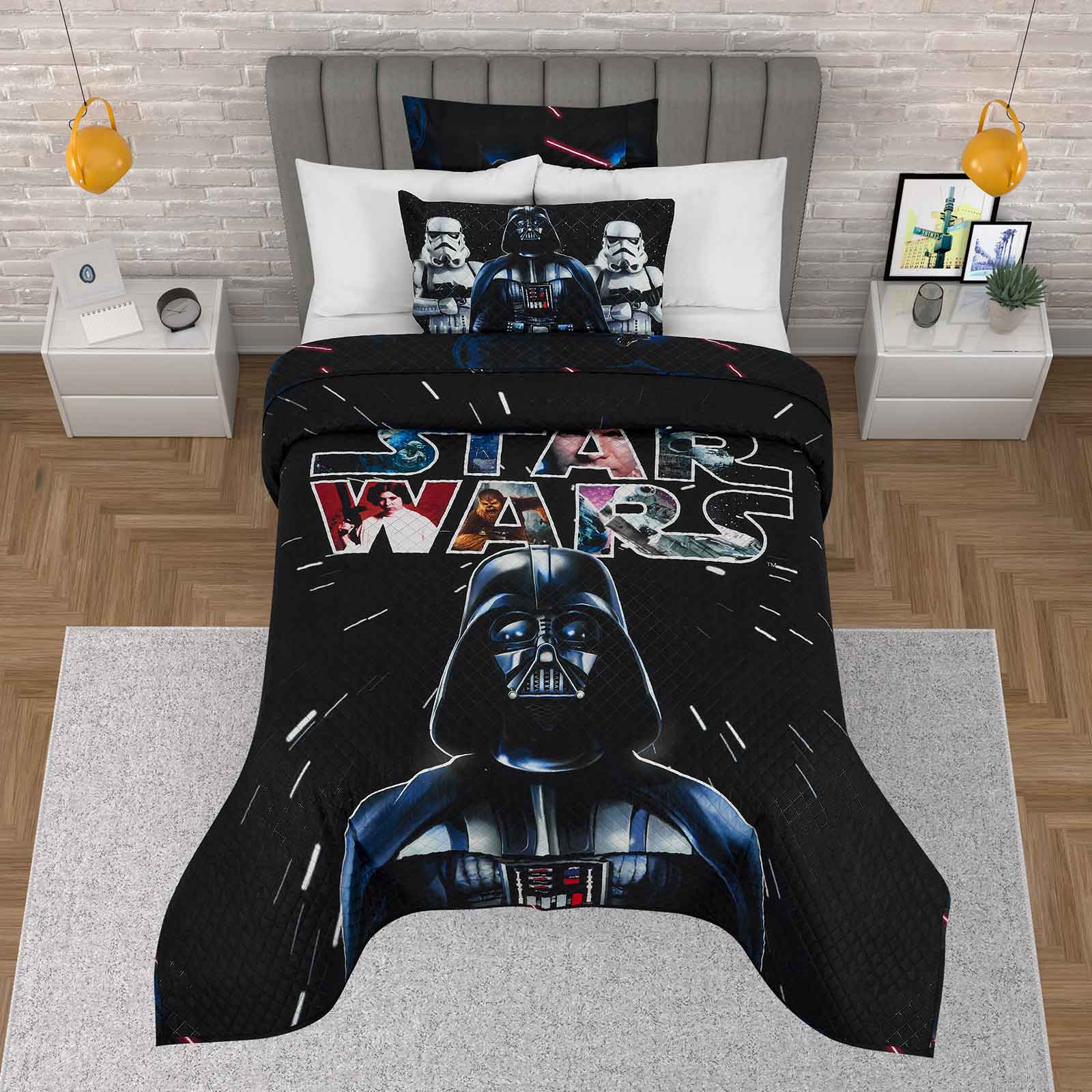 Foto 2 | Edrecolcha Matrimonial Star Wars Black