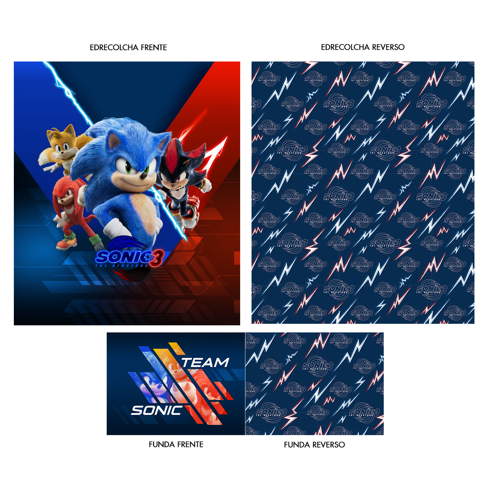 Foto 7 | Edrecolcha Matrimonial Sonic Team