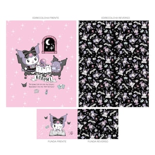 Foto 7 | Edrecolcha Matrimonial Kuromi Moon