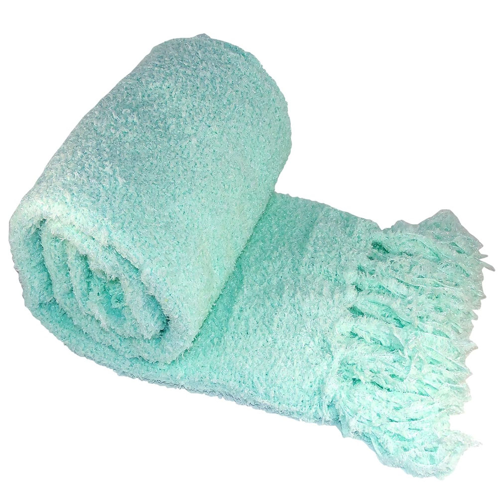 Foto 2 pulgar | Frazada Suave Y Ligera Tweed Aqua Kyuden Home