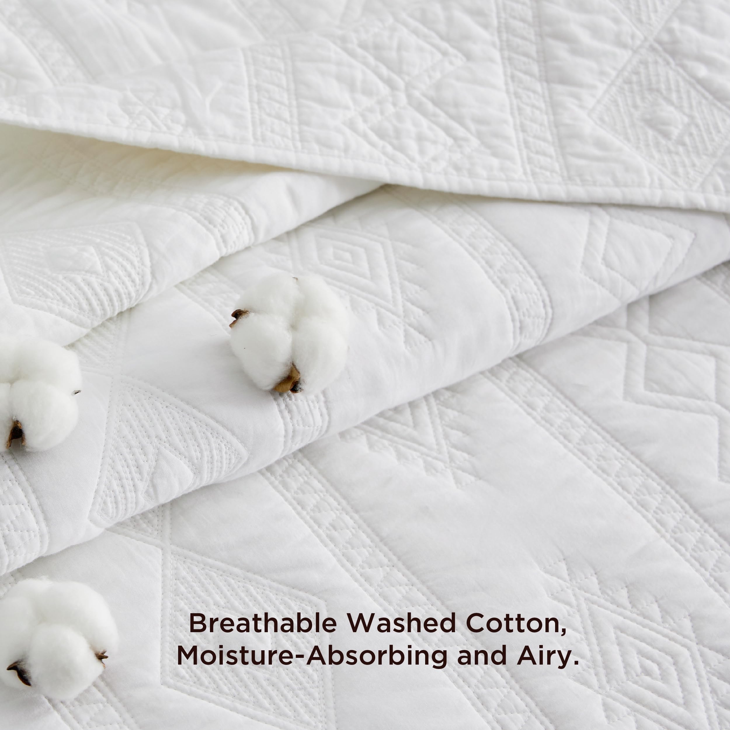 Foto 3 | Juego de Colcha Bedsure Queen con Fundas de Almohada - Venta Internacional