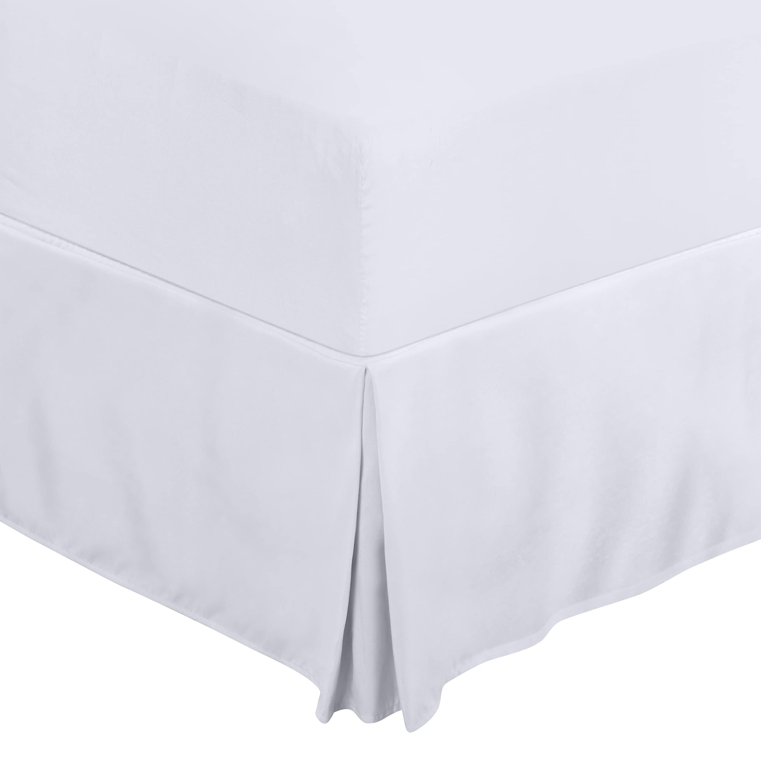 Foto 2 pulgar | Falda De Cama Utopia Bedding California King De Microfibra Blanca - Venta Internacional.
