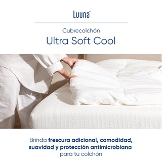 Foto 2 | Cubre Colchón Ultra Soft Cool Luuna Frescura y Suavidad a tu Colchón Antimircrobiano King Size