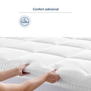 Foto 4 | Cubre Colchón Ultra Soft Cool Luuna Frescura y Suavidad a tu Colchón Antimircrobiano King Size