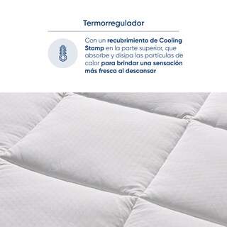 Foto 6 | Cubre Colchón Ultra Soft Cool Luuna Frescura y Suavidad a tu Colchón Antimircrobiano King Size