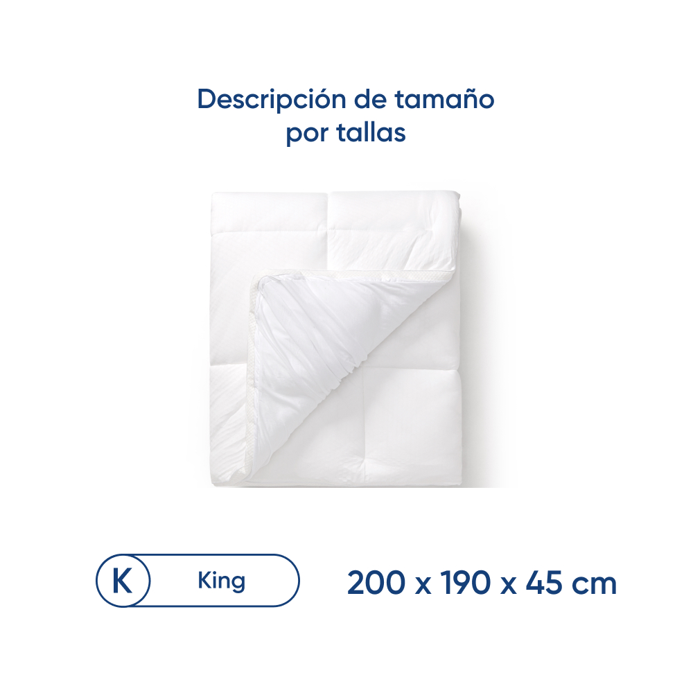 Foto 9 pulgar | Cubre Colchón Ultra Soft Cool Luuna Frescura y Suavidad a tu Colchón Antimircrobiano King Size