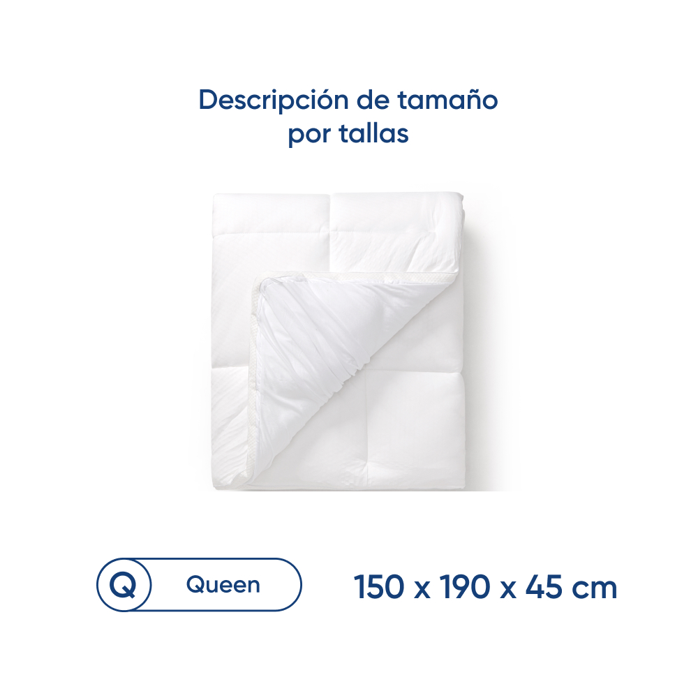 Foto 9 pulgar | Cubre Colchón Ultra Soft Cool Luuna Frescura y Suavidad a tu Colchón Antimircrobiano Queen Size