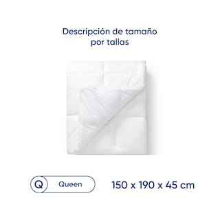 Foto 8 | Cubre Colchón Ultra Soft Cool Luuna Frescura y Suavidad a tu Colchón Antimircrobiano Queen Size