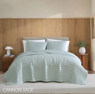 Foto 1 | Set De Colcha Cannon 3 Piezas King Size Menta