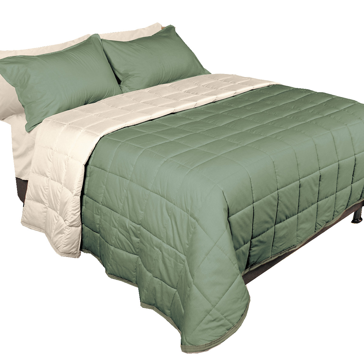 Foto 3 pulgar | Cubrecama Bordado Nadiam Verde King Size Extra Doble Vista