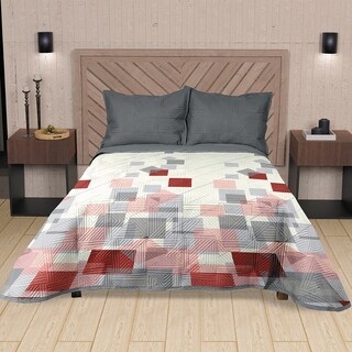 Foto 1 | Cubrecama Selene Zuri Vino King Size Extra Doble Vista