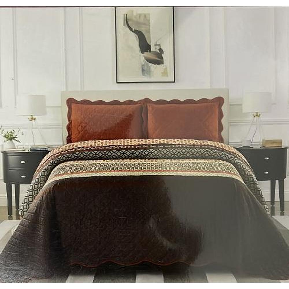 Foto 1 | Colcha Aprezzio King Size Estampada Capitol Oxi