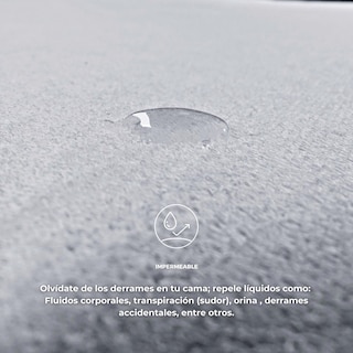 Foto 3 | Protector De Colchón Good Night Monarca Classic Home Impermeable Queen Size
