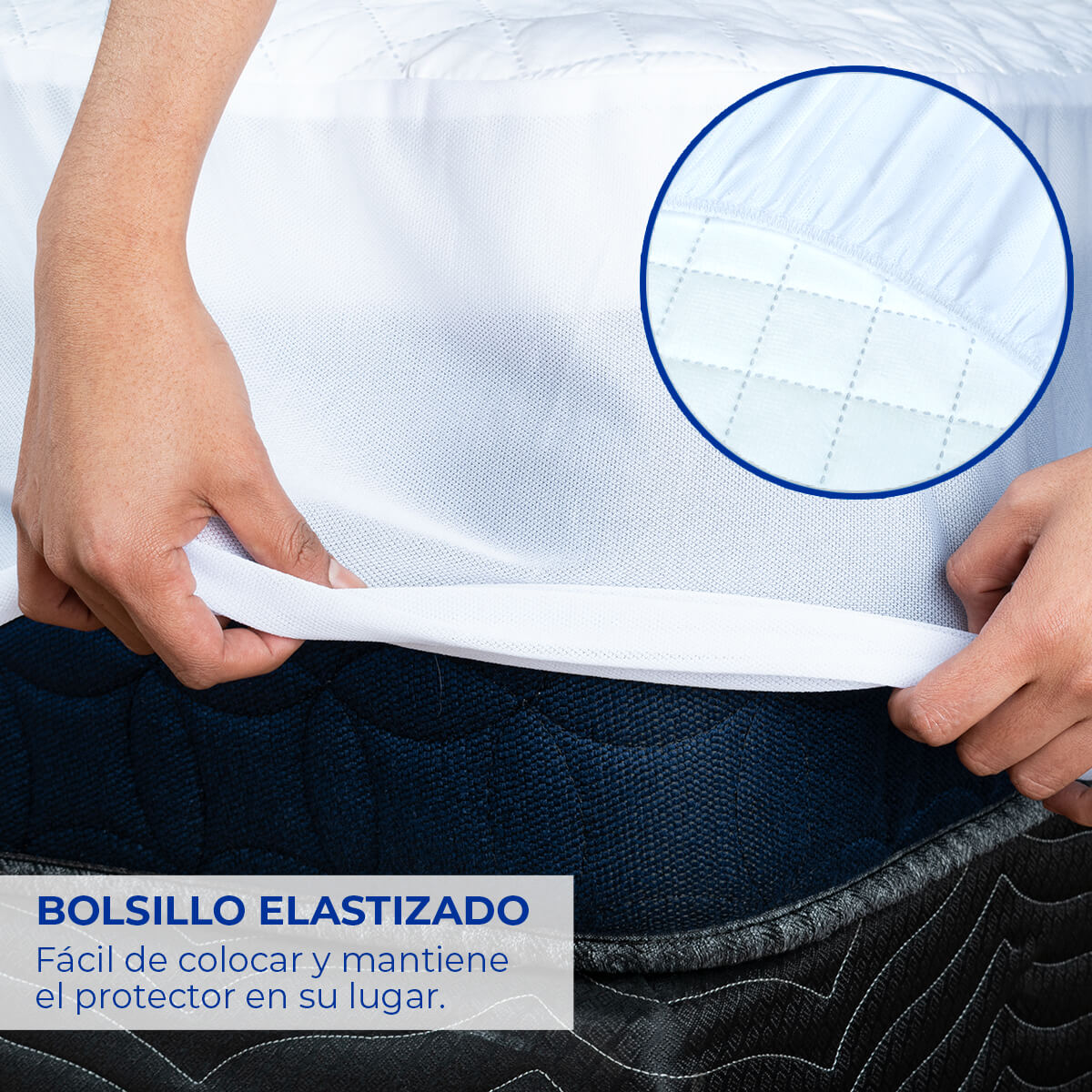 Foto 4 pulgar | Protector De Colchón Queen Size Spring Air Impermeable
