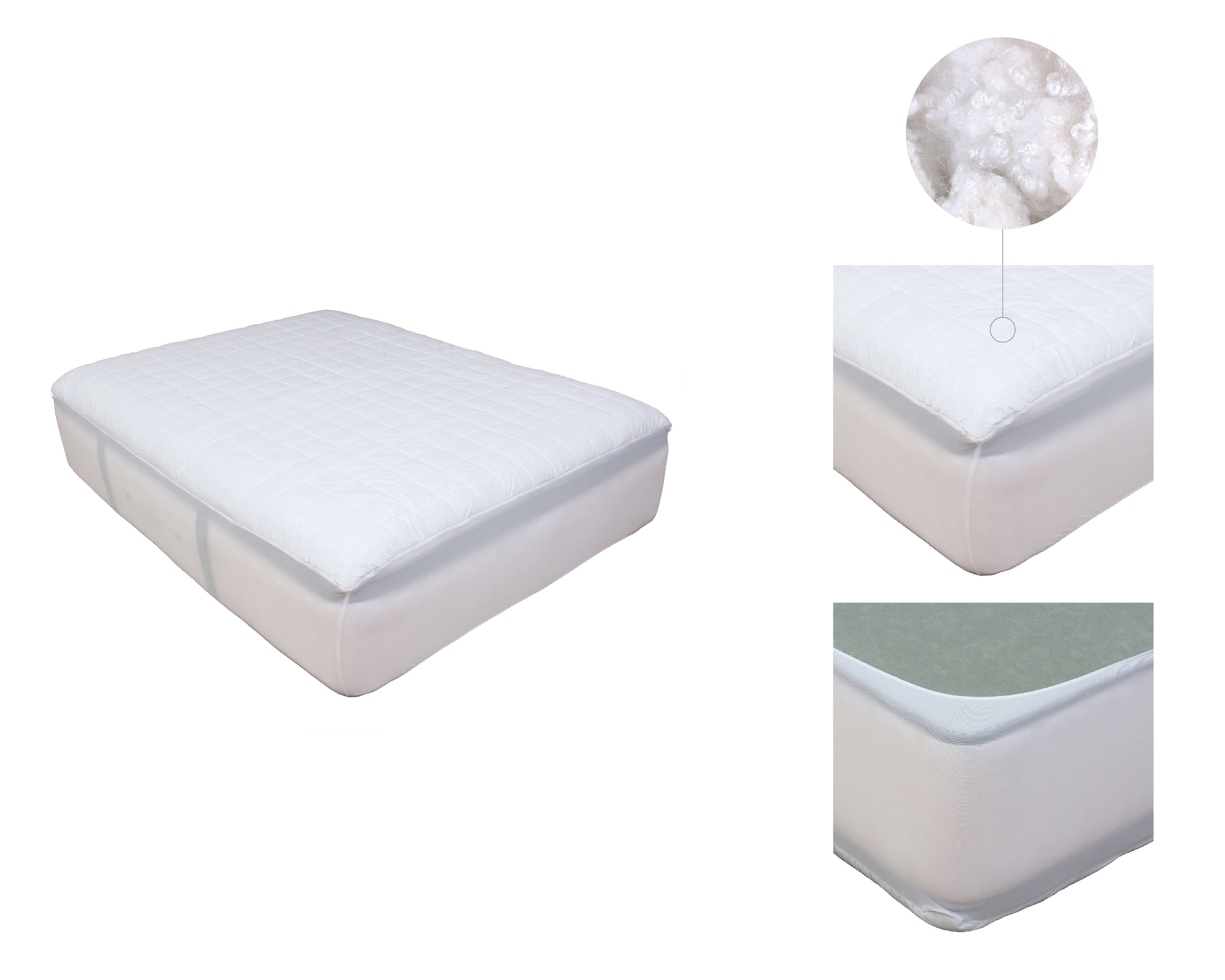 Foto 4 pulgar | Protector de Colchón Sealy Confidence King Size color Blanco