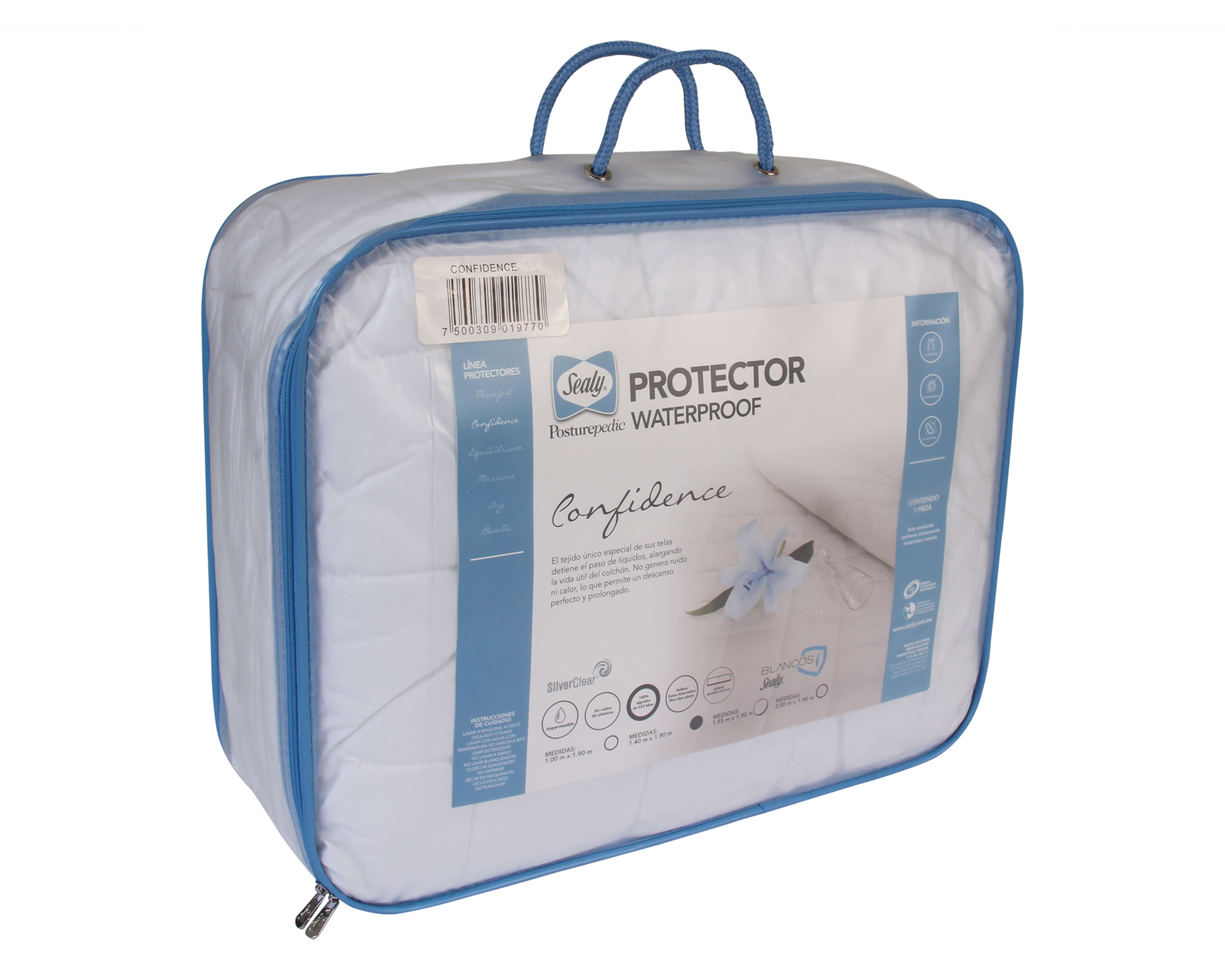 Foto 5 pulgar | Protector de Colchón Sealy Confidence King Size color Blanco