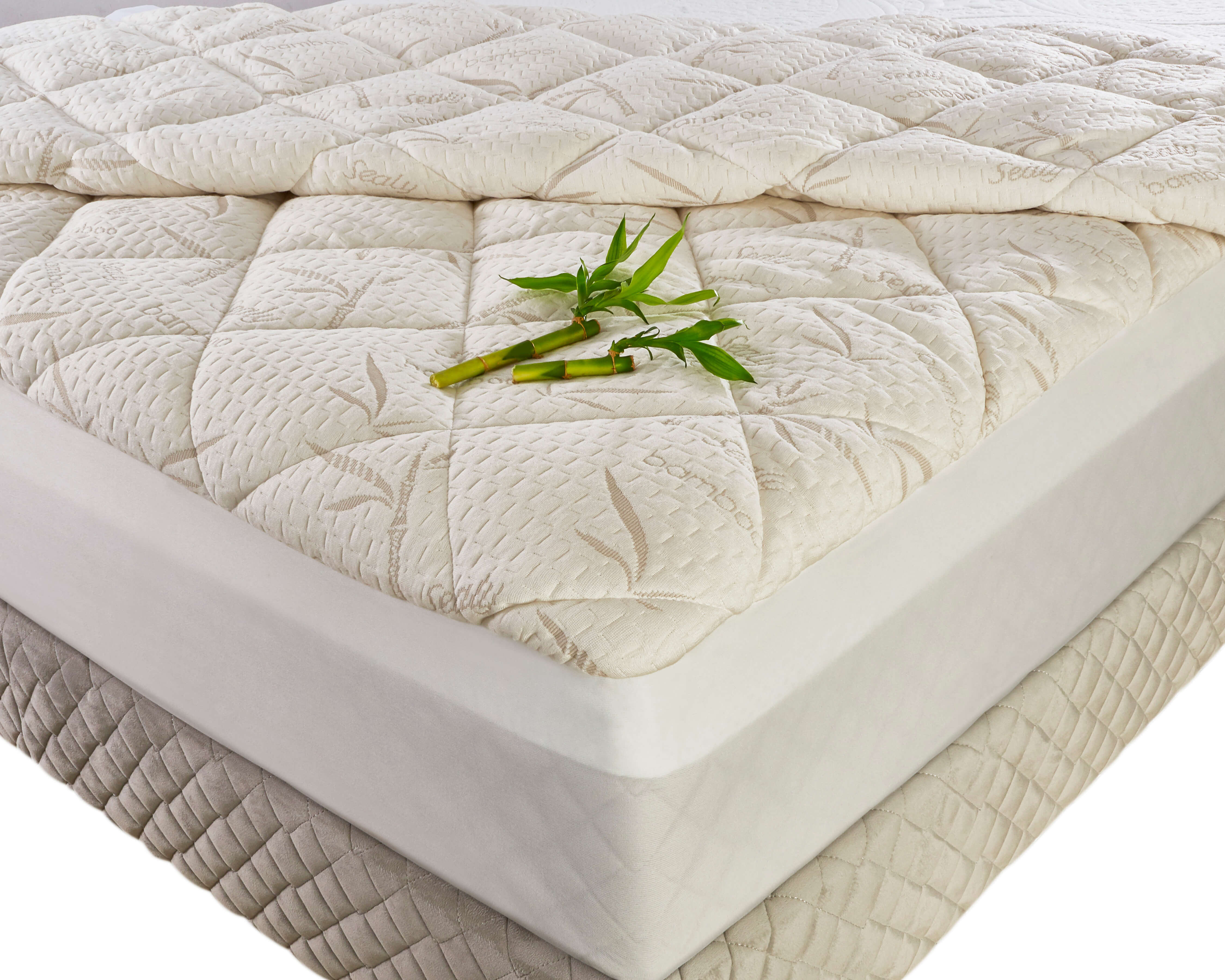 Foto 3 | Protector de Colchón Sealy Bamboo color Beige King Size