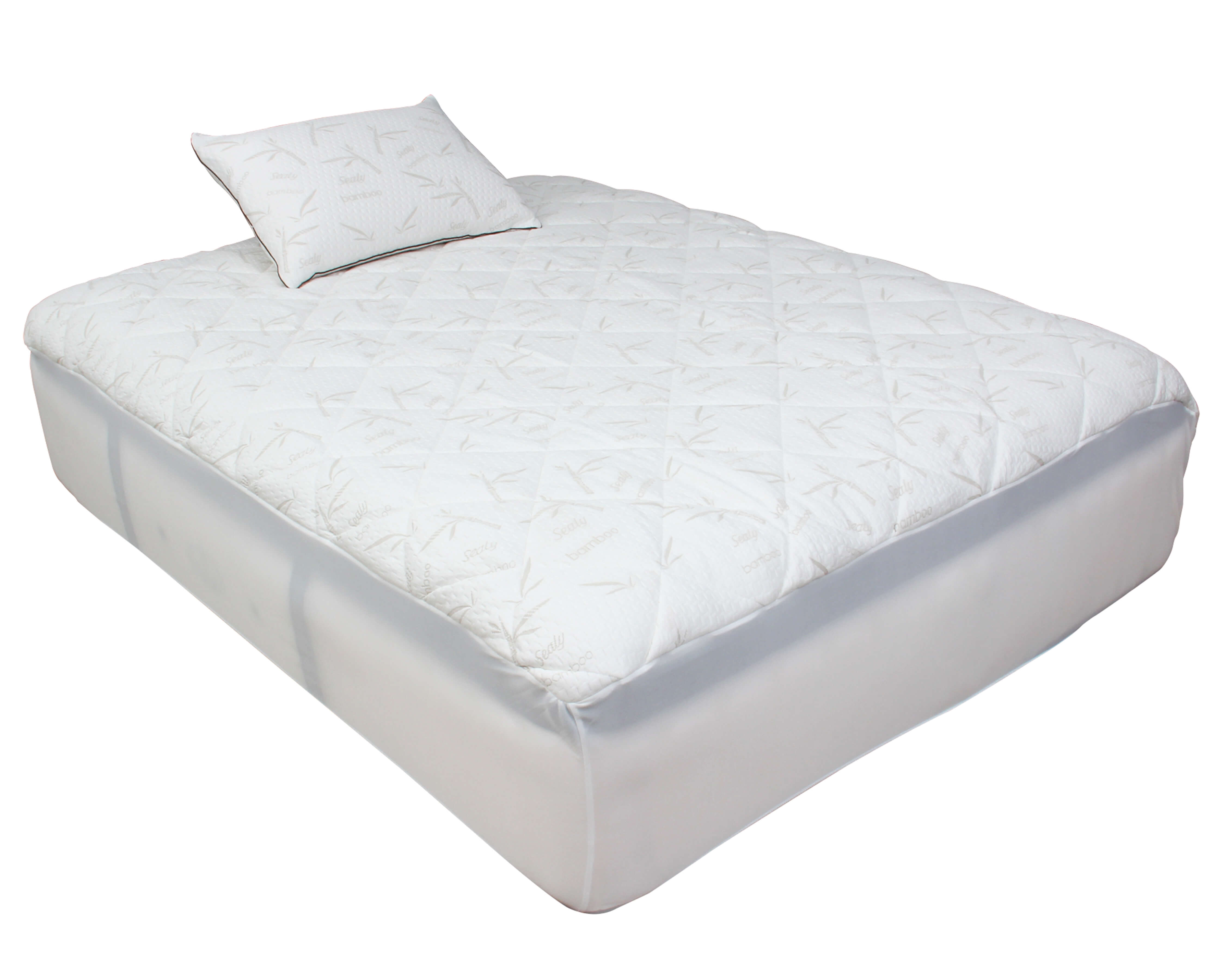 Foto 5 | Protector de Colchón Sealy Bamboo color Beige King Size