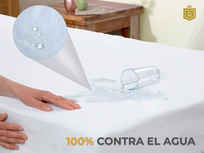 Foto 3 | Protector de Colchón Knit Tejido King Size Dormireal color Blanco