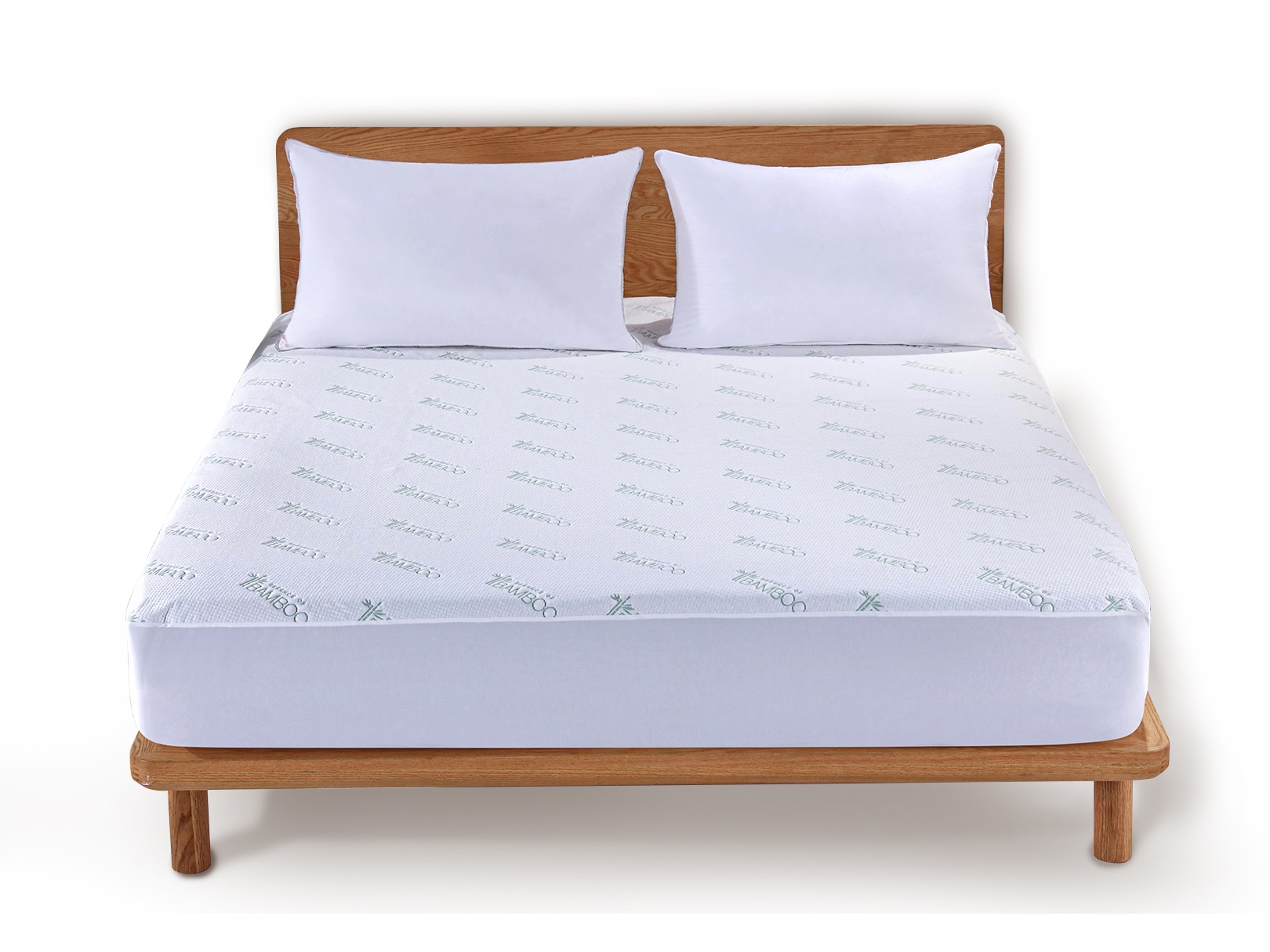 Protector de Colchón Bambú Matrimonial Dormireal color Blanco $549