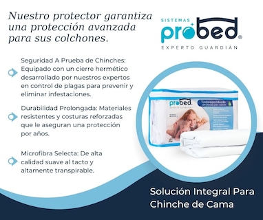 Foto 6 | Protector Anti Chinches Para Colchón Matrimonial Full Protect