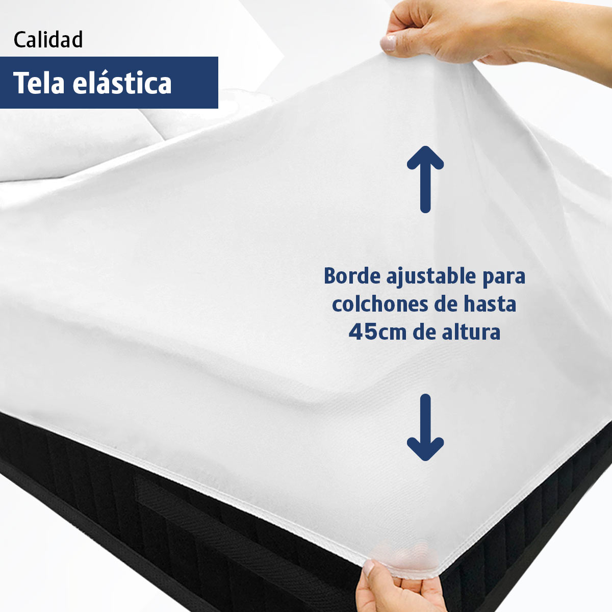 Foto 4 pulgar | Protector Cubre Colchón Memory Dream Impermeable King Size