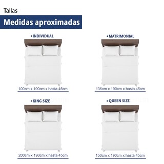 Foto 4 | Protector Cubre Colchón Memory Dream Impermeable King Size
