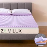 Sobrecolchón Zomilux Colchoneta Memory Foam Ultra Suave Alta Calidad Con Lavanda Relajante 7 Zonas De Confort Individua