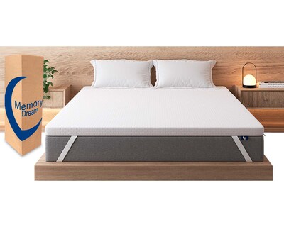 Foto 1 | Memory Dream, Colchoneta Matrimonial Sobrecolchón Con Tejido De Bamboo,memory Foam De 5 Cm, Con Funda Lavable