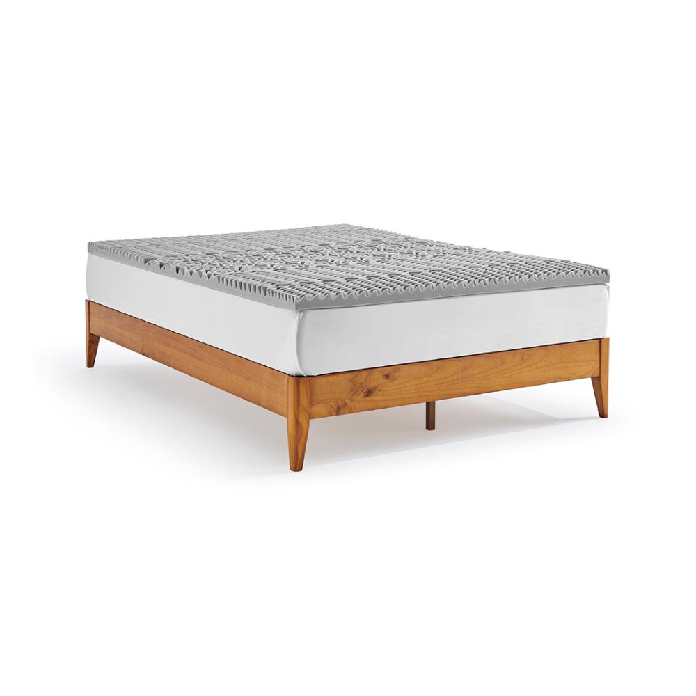 Foto 1 | Cubre Colchón Memory Foam con Carbón Activado Colchoneta Memory Foam 5 cm Alarga la Vida de tu Colchón