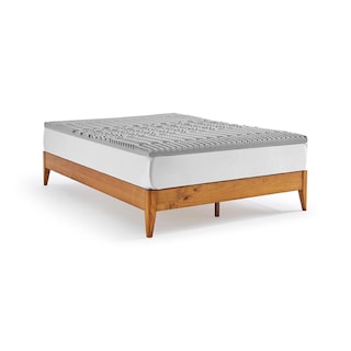 Foto 1 | Cubre Colchón Memory Foam con Carbón Activado Colchoneta Memory Foam 5 cm Alarga la Vida de tu Colchón