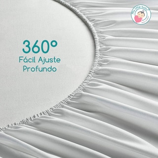 Foto 3 | Cubrecolchón Protector de Cama Matrimonial de Bambú Impermeable 3D Transpirable y Lavable