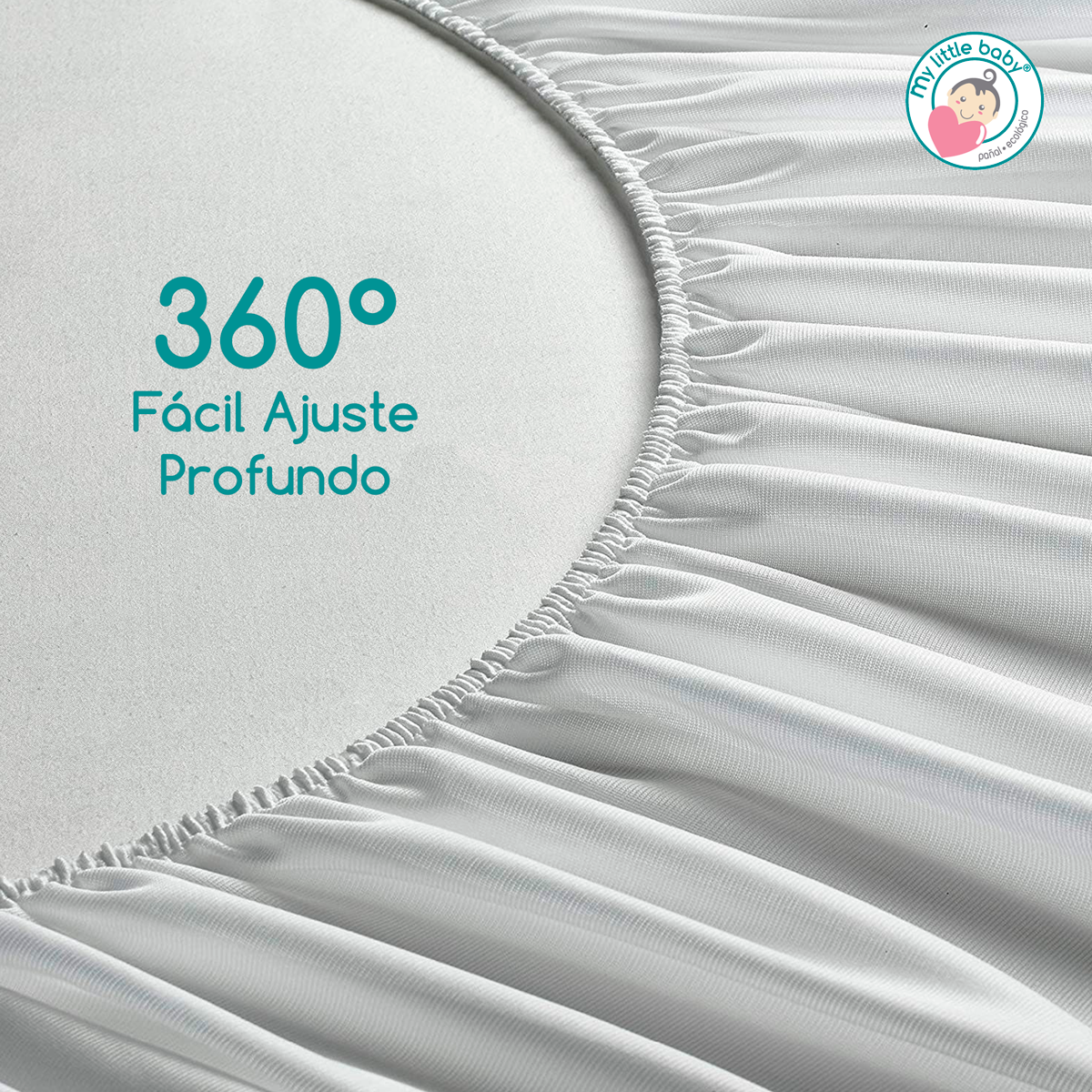 Foto 4 | Cubrecolchón Protector de Cama Queen de Bambú Impermeable 3D Transpirable y Lavable
