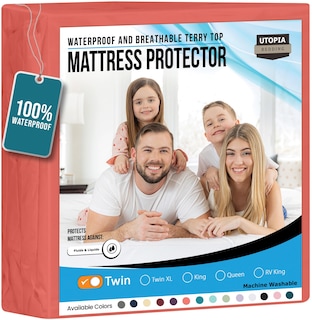 Foto 1 | Protector De Colchón Utopia Bedding Impermeable, Tamaño Doble - Venta Internacional.