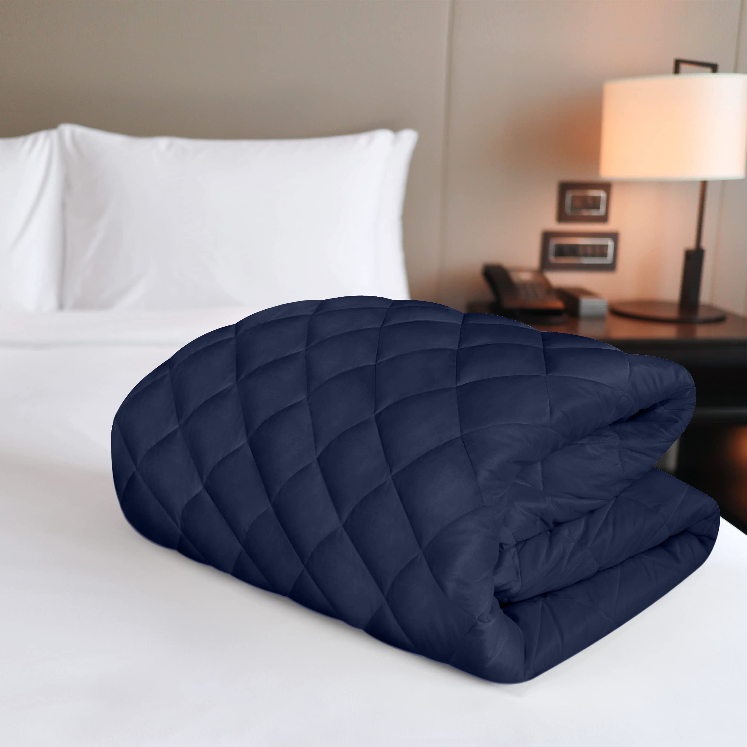 Foto 6 pulgar | Colchón Utopia Bedding Acolchado, Ajustado, Tamaño Doble, Azul Marino - Venta Internacional.
