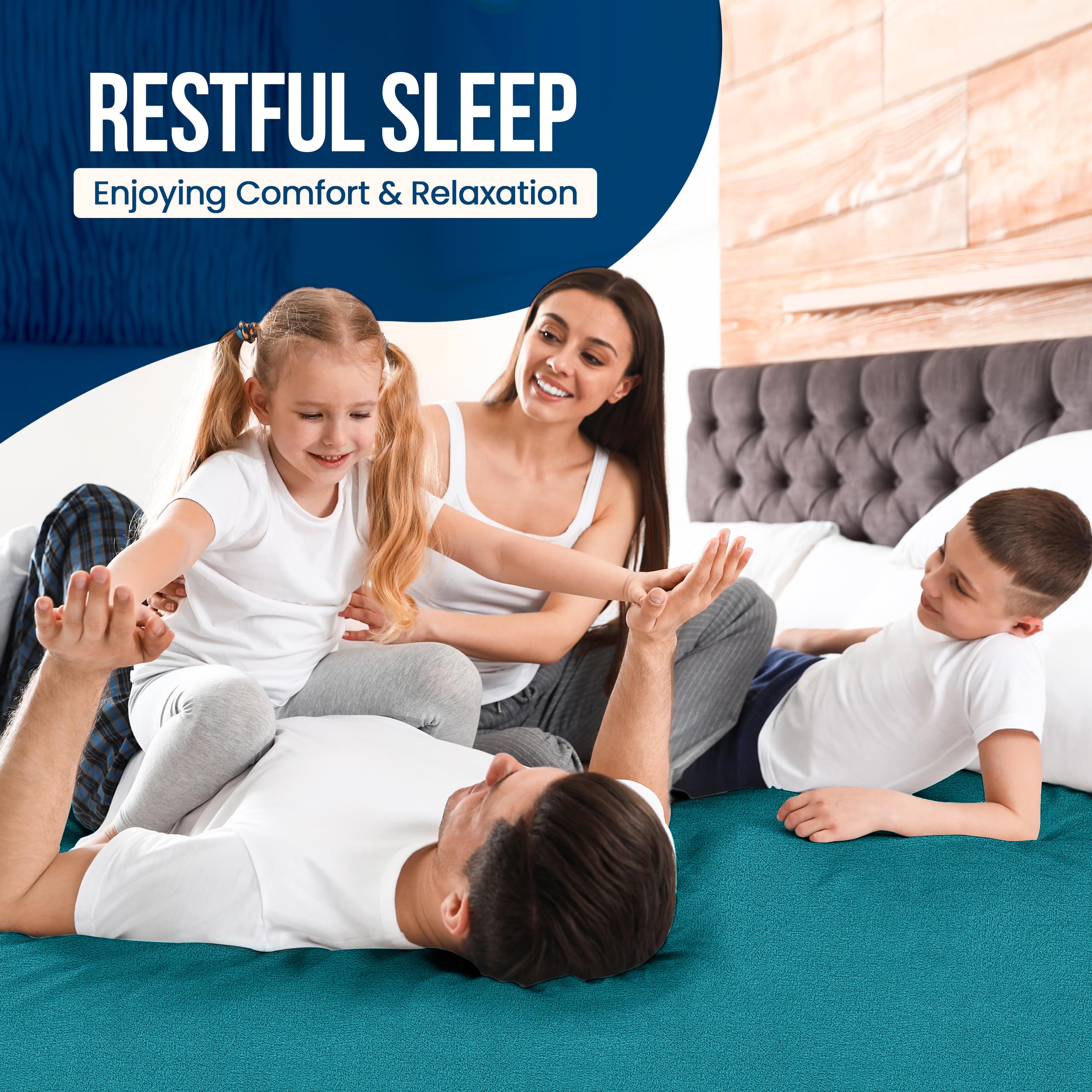 Foto 7 | Protector De Colchón Impermeable Utopia Bedding, Tamaño Doble - Venta Internacional.