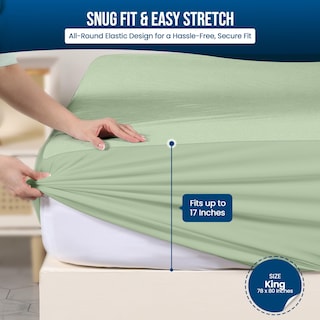 Foto 3 | Protector De Colchón Impermeable Utopia Bedding King Size - Venta Internacional.
