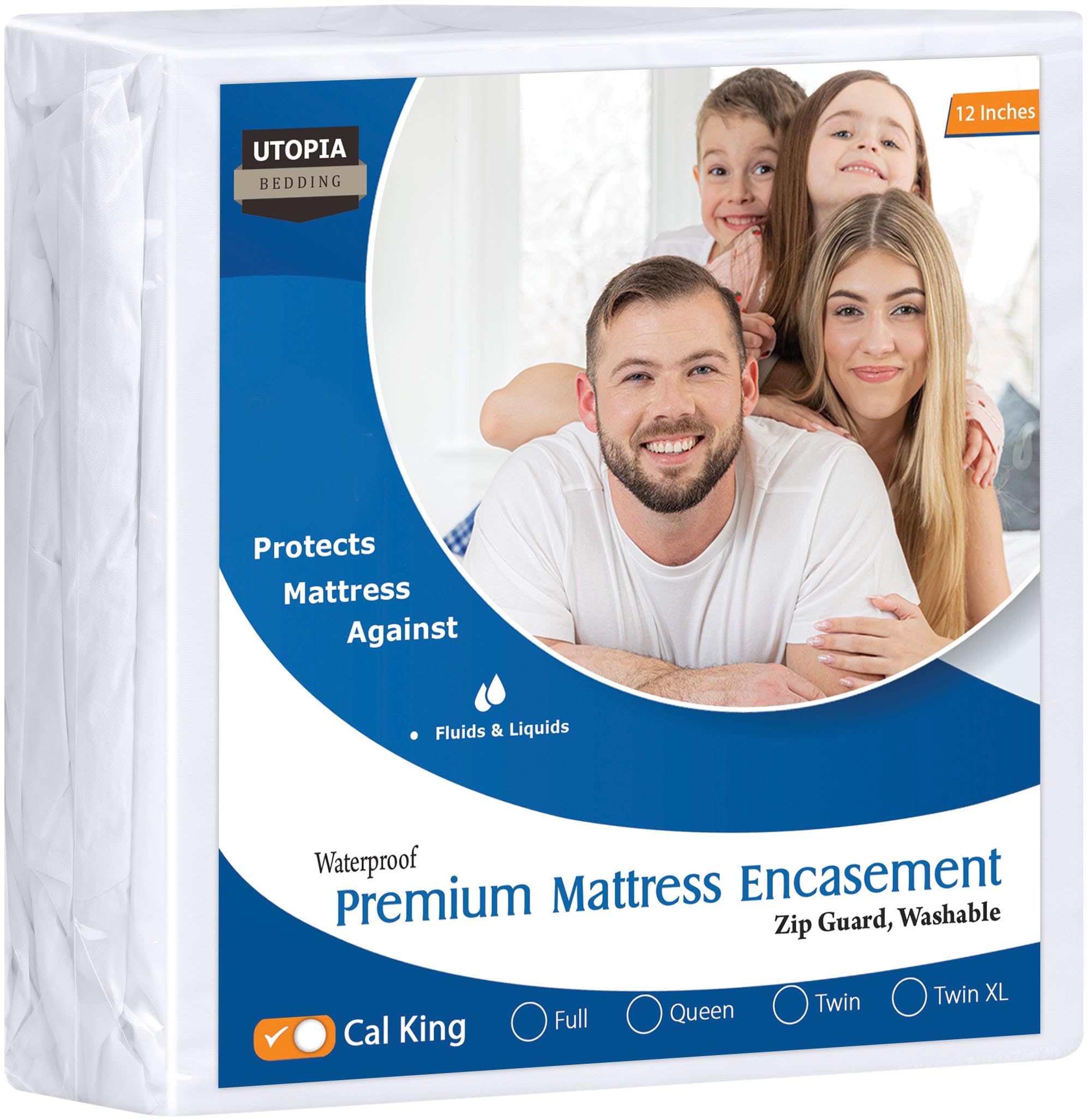 Foto 1 | Funda De Colchón Utopia Bedding Premium Impermeable Bed Bug - Venta Internacional.