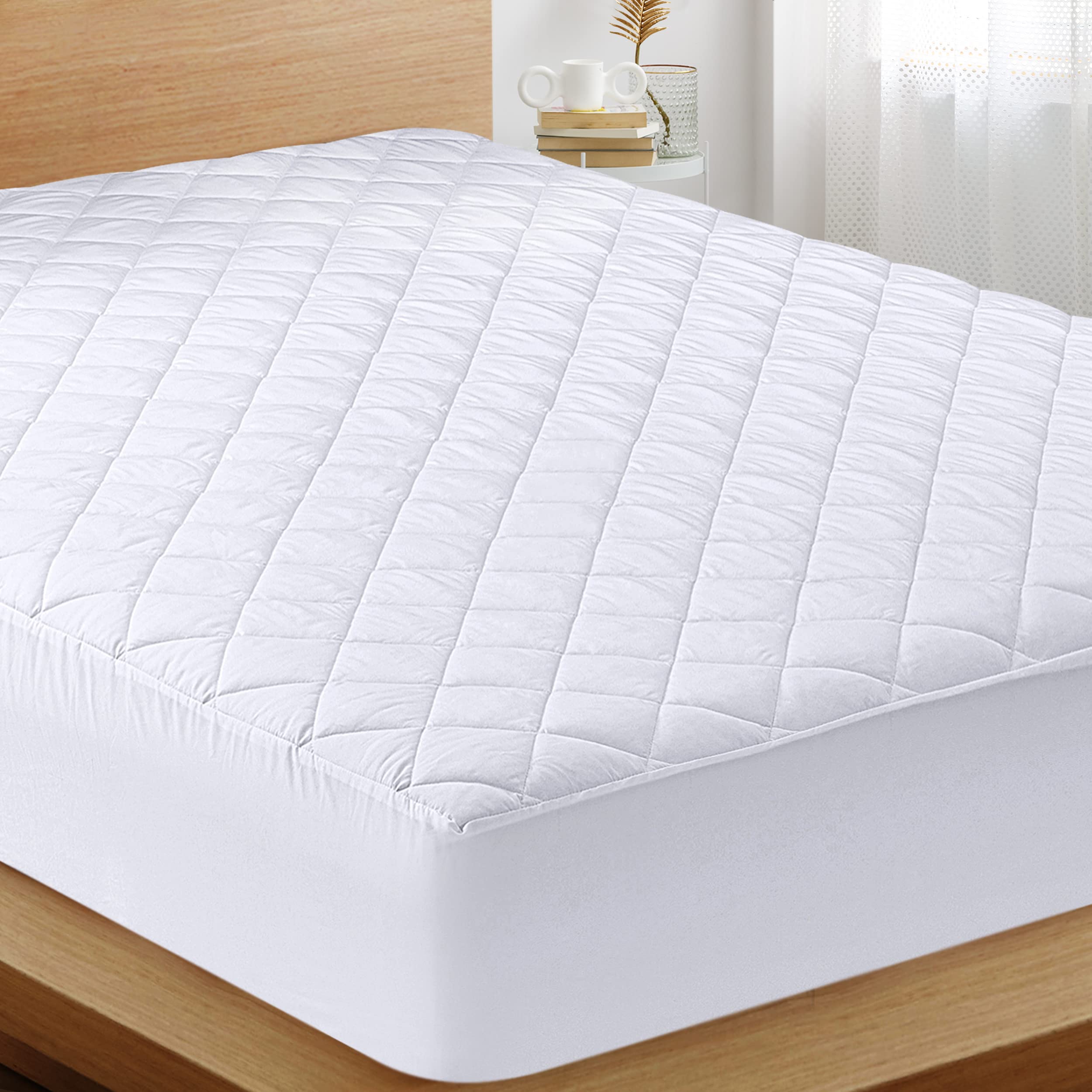 Colchón Utopia Bedding Acolchado Para Cama Doble, Talla Xl, Blanco - Venta Internacional.