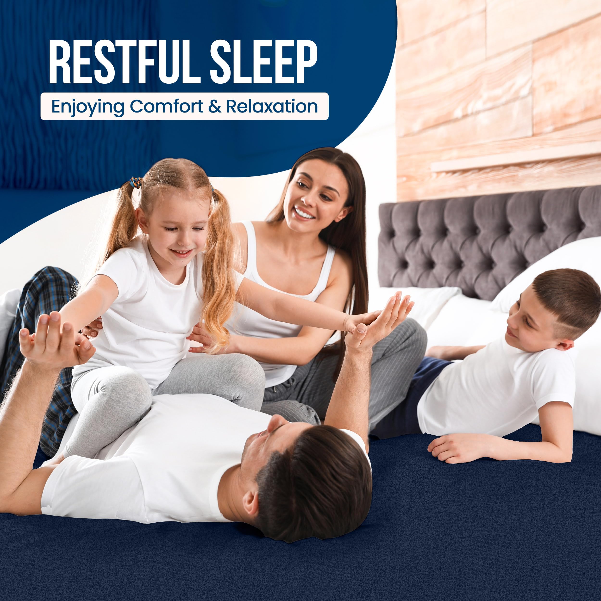 Foto 7 | Protector De Colchón Impermeable Utopia Bedding King Size - Venta Internacional.