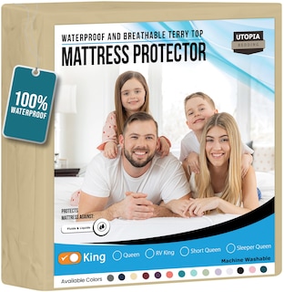 Foto 1 | Protector De Colchón Utopia Bedding King Size, Impermeable - Venta Internacional.