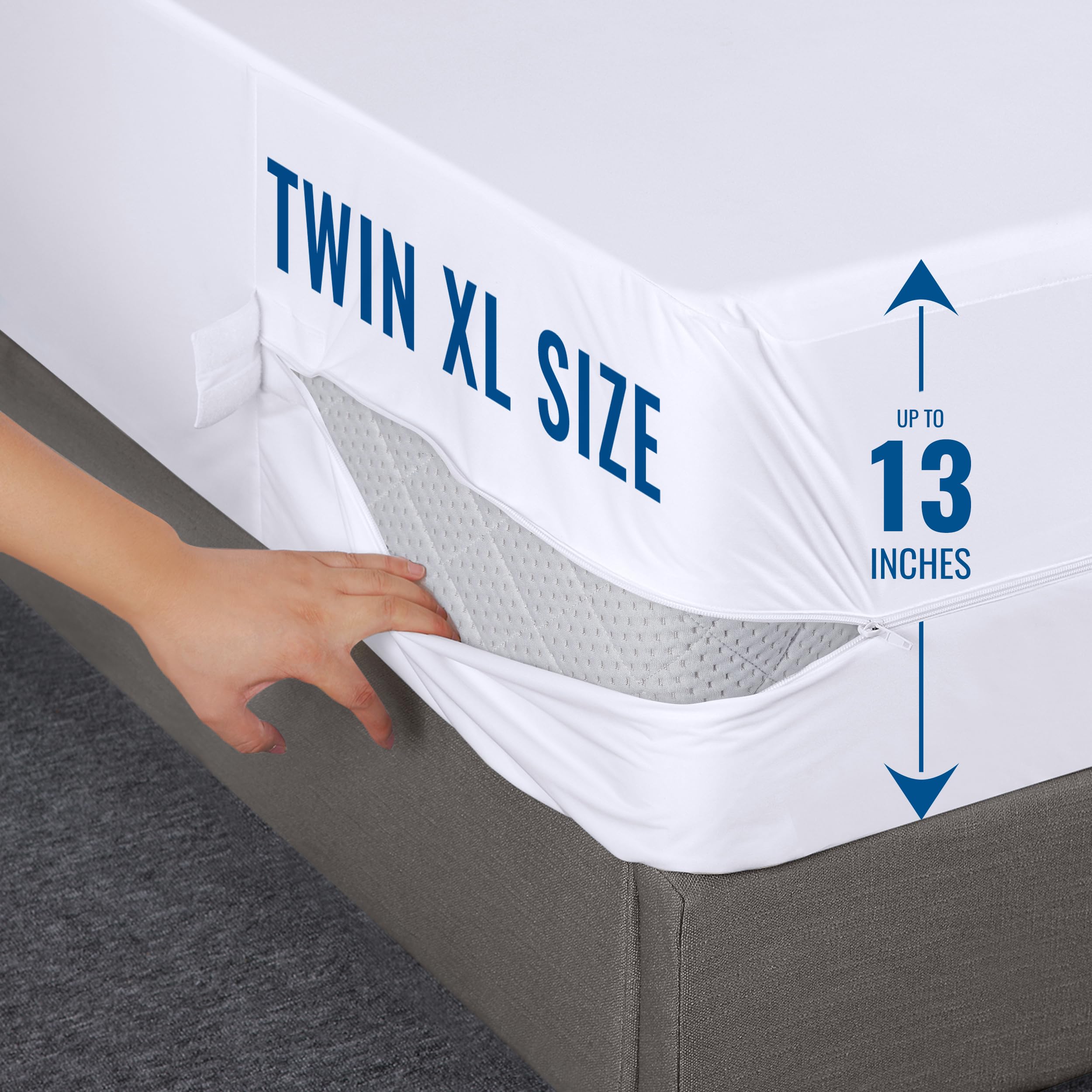 Foto 4 pulgar | Funda De Colchón Utopia Bedding Twin Xl Impermeable - Venta Internacional.