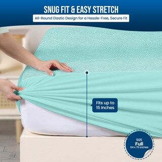 Foto 3 | Protector De Colchón Impermeable Utopia Bedding, Tamaño Completo - Venta Internacional.