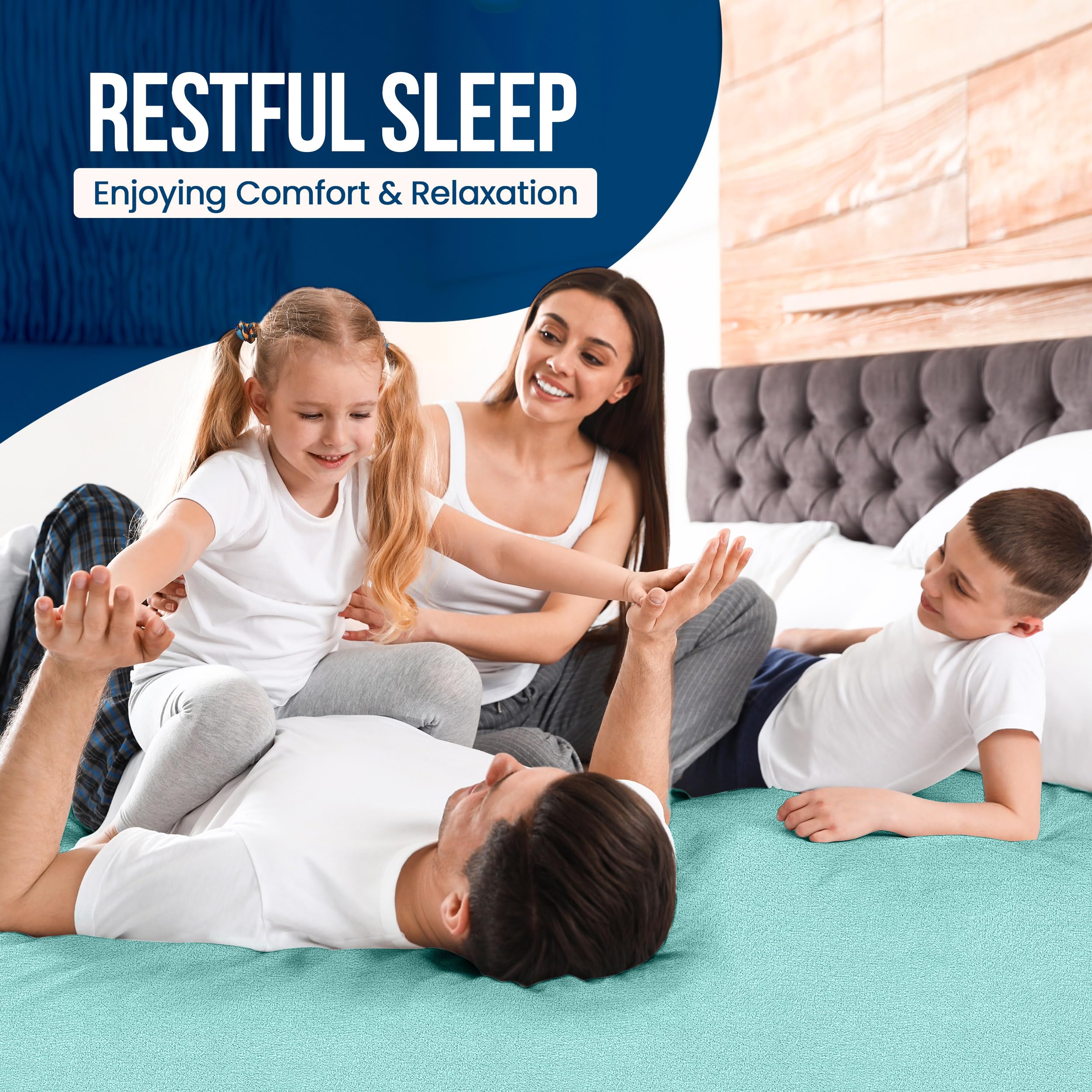 Foto 7 | Protector De Colchón Impermeable Utopia Bedding, Tamaño Completo - Venta Internacional.