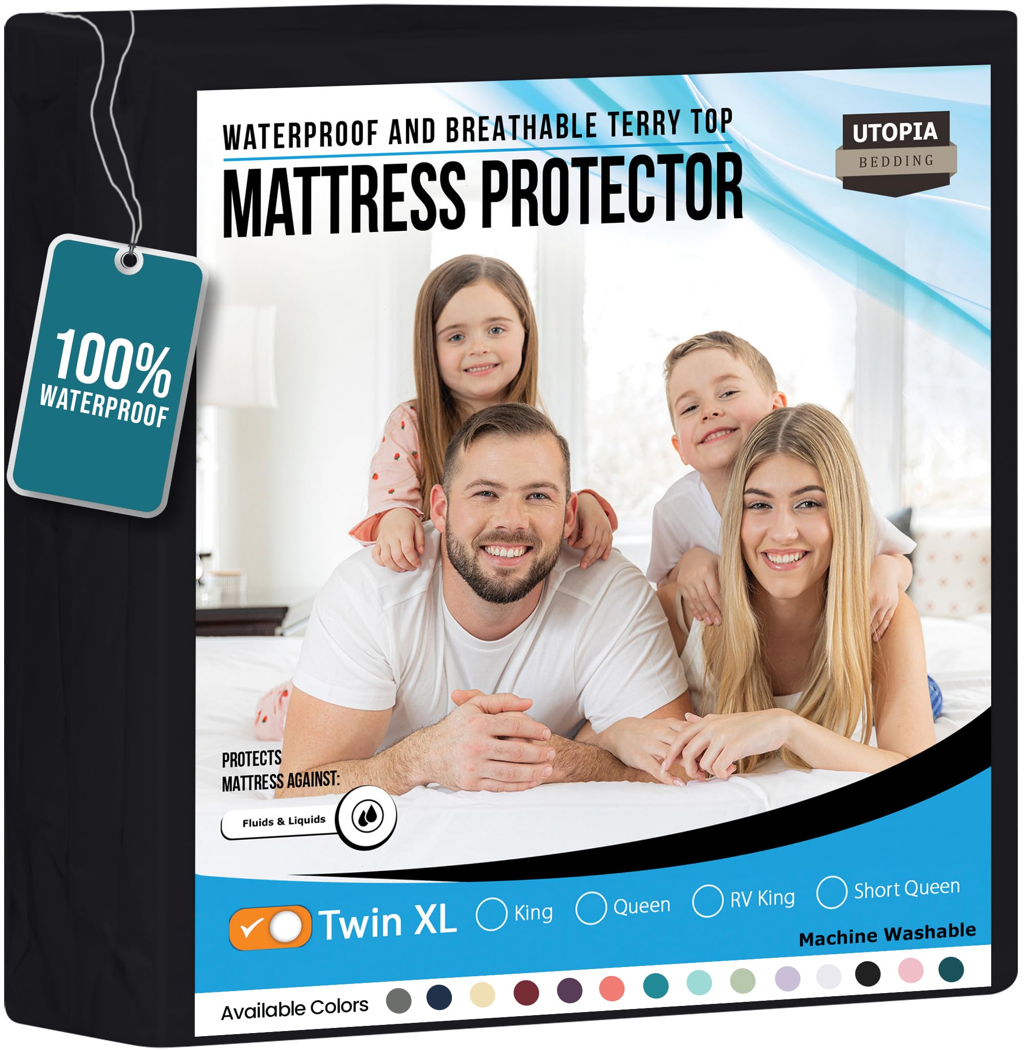Foto 1 | Protector De Colchón Utopia Bedding, Impermeable, Tamaño Xl - Venta Internacional.