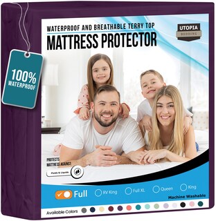Foto 1 | Protector De Colchón Utopia Bedding Impermeable, Tamaño Doble - Venta Internacional.