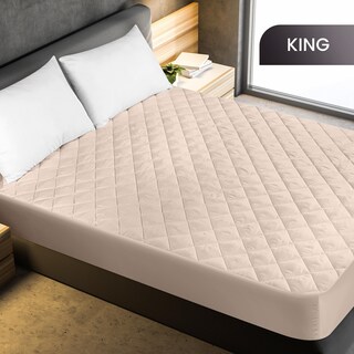 Foto 2 | Funda De Colchón Utopia Bedding Acolchada, Tamaño King, Color Beige - Venta Internacional.