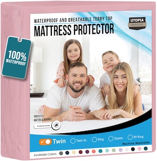 Foto 1 | Protector De Colchón Utopia Bedding Impermeable, Tamaño Doble - Venta Internacional.