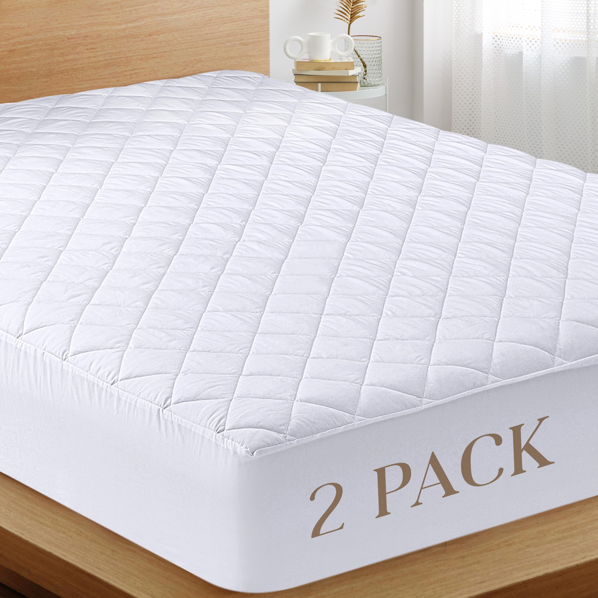 Colchón Utopia Bedding Acolchado Tamaño Queen, Paquete De 2 - Venta Internacional.