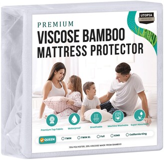 Foto 1 | Protector De Colchón Utopia Bedding Impermeable Tamaño Queen - Venta Internacional.
